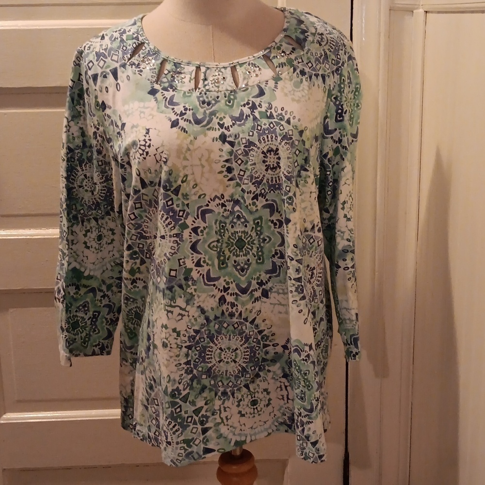 Alfred Dunner medium blouse shirt